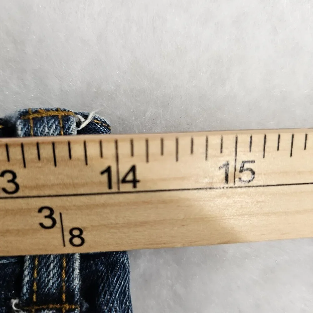 Old Navy Boot-Cut Jeans Denim Whisker Dark Wash Blue Kids Boys Size‎ 10 (28x23)